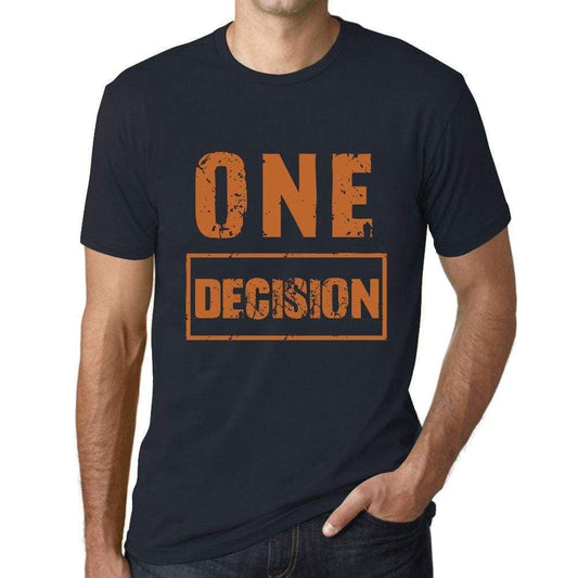 Mens Vintage Tee Shirt Graphic T Shirt One Decision Navy - Navy / Xs / Cotton - T-Shirt