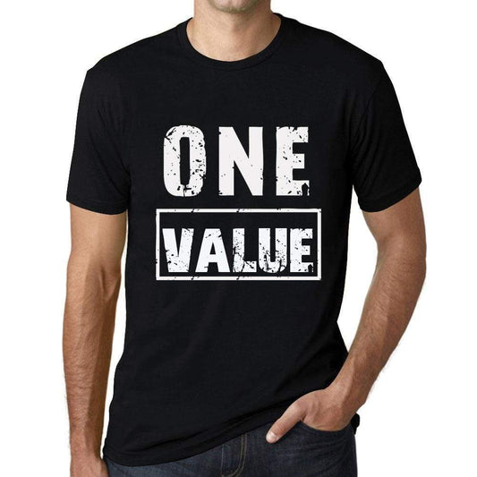 Mens Vintage Tee Shirt Graphic T Shirt One Value Deep Black - Deep Black / Xs / Cotton - T-Shirt