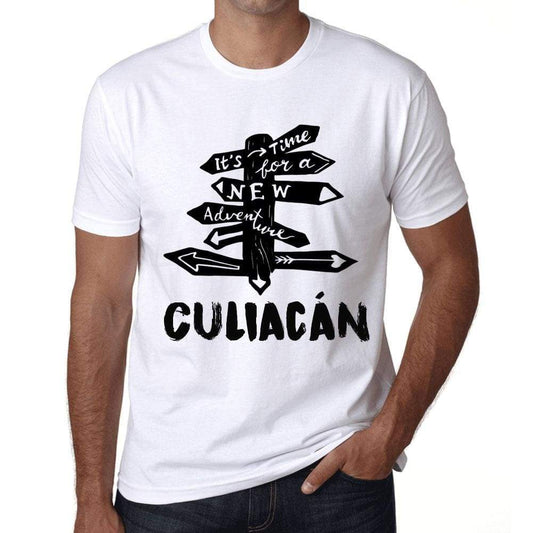 Mens Vintage Tee Shirt Graphic T Shirt Time For New Advantures Culiacán White - White / Xs / Cotton - T-Shirt