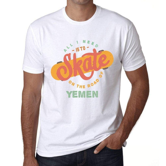 Men’s Vintage Tee Shirt <span>Graphic</span> T shirt Yemen White - ULTRABASIC