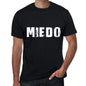 Miedo Mens T Shirt Black Birthday Gift 00550 - Black / Xs - Casual