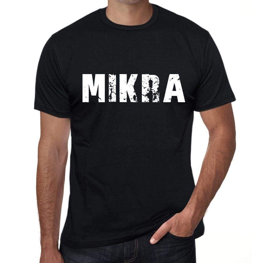 Mikra Mens Retro T Shirt Black Birthday Gift 00553 - Black / Xs - Casual