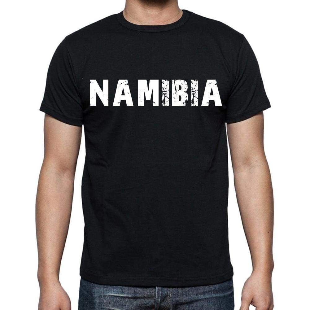 Namibia T-Shirt For Men Short Sleeve Round Neck Black T Shirt For Men - T-Shirt