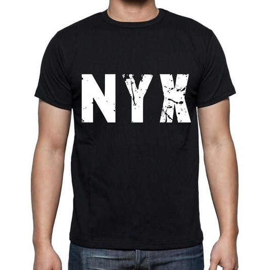 Nyx Men T Shirts Short Sleeve T Shirts Men Tee Shirts For Men Cotton Black 3 Letters - Casual