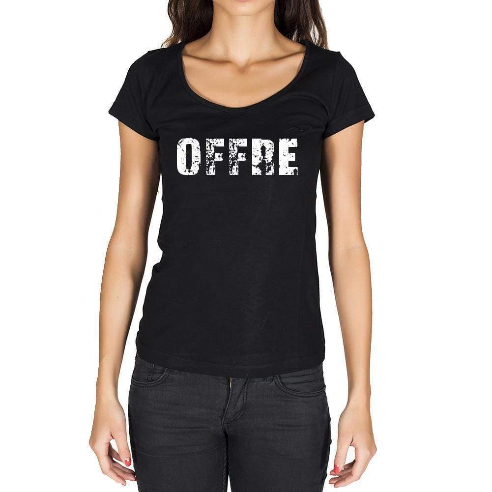 Offre French Dictionary Womens Short Sleeve Round Neck T-Shirt 00010 - Casual