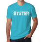 Oyster Mens Short Sleeve Round Neck T-Shirt 00020 - Blue / S - Casual