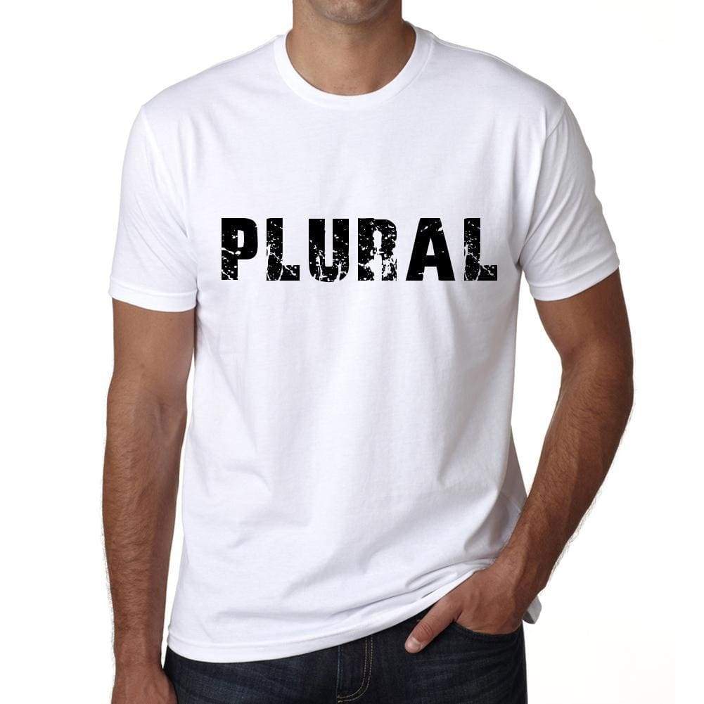 Plural Mens T Shirt White Birthday Gift 00552 - White / Xs - Casual