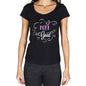 Poet Is Good Womens T-Shirt Black Birthday Gift 00485 - Black / Xs - Casual