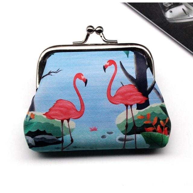 Vintage Women Printing coin Purses girl hasp Zero Wallet Ladies Clutch change purse Female mini money Bag PU Leather Carteira /5