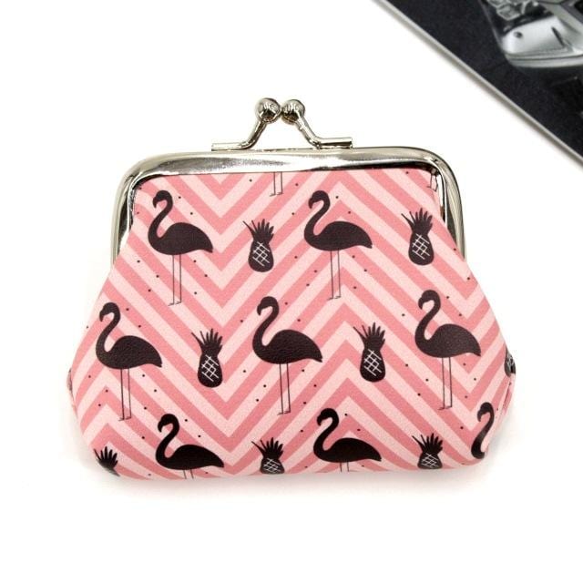 Vintage Women Printing coin Purses girl hasp Zero Wallet Ladies Clutch change purse Female mini money Bag PU Leather Carteira /5