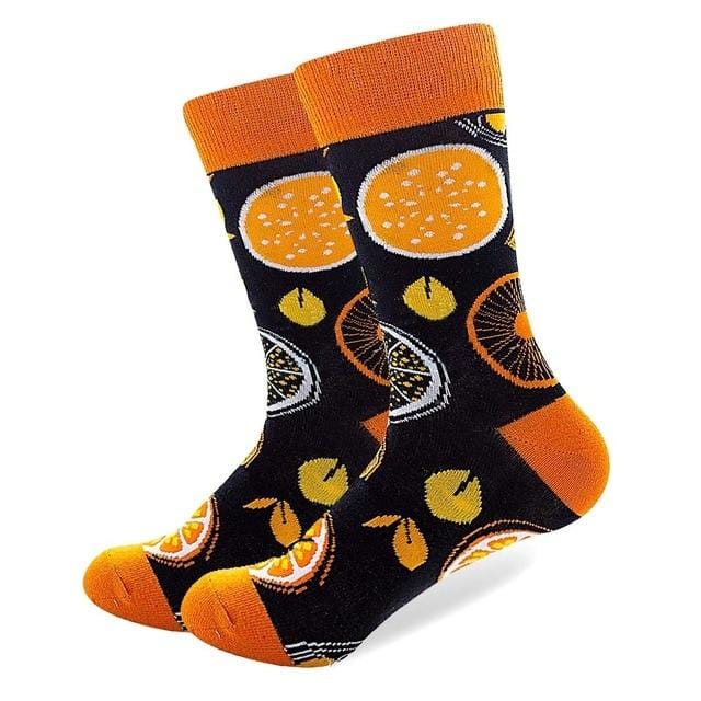 1 Pair Funny Combed Cotton Brand Men's Crew Socks Novelty Tiger Koala Kangaroo Pattern Colorful Dress Causal Wedding Socks