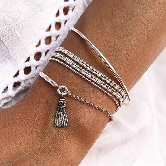 Fashion gold bracelet women and bracelets 2019 ladies boho circle knot adjustable bracelet female fashion jewelry Drop shipping