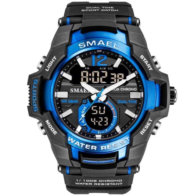 SMAEL 2020 Men Watches Fashion Sport Super Cool Quartz LED Digital Watch 50M Waterproof Wristwatch Men's Clock Relogio Masculino