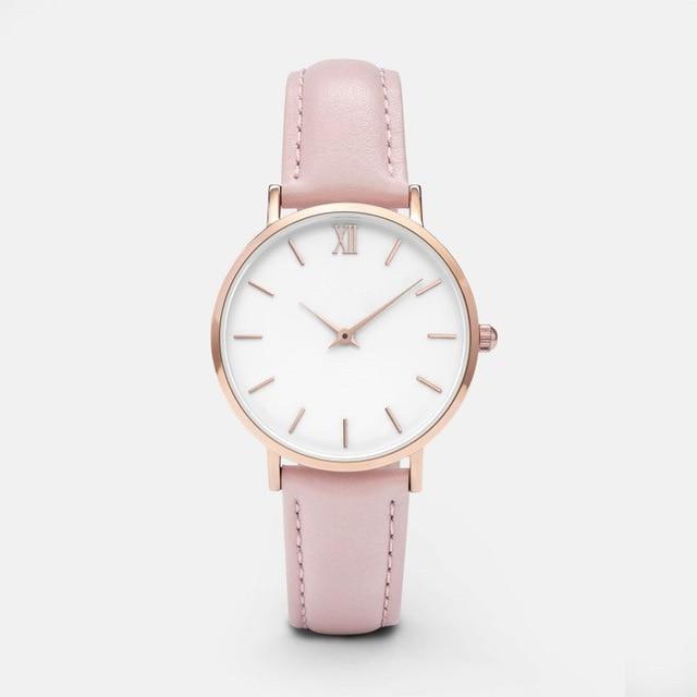 Zegarek Damski Fashion Simple Women Watches Woman Ladies Casual Leather Quartz Watch Female Clock Relogio Feminino Montre Femme