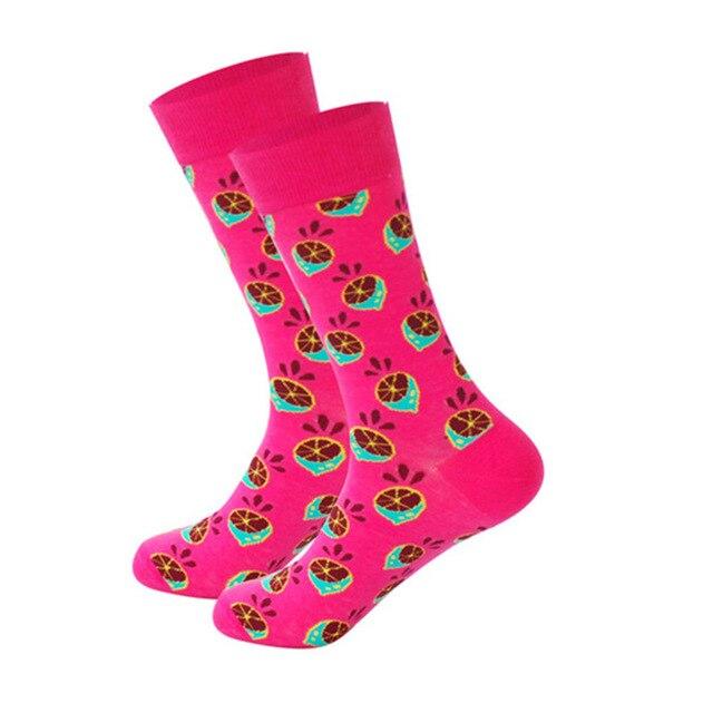 Funny Cute Happy Socks Womens Men Colour crew cotton short with print casual harajuku designer art female fashion socks summer