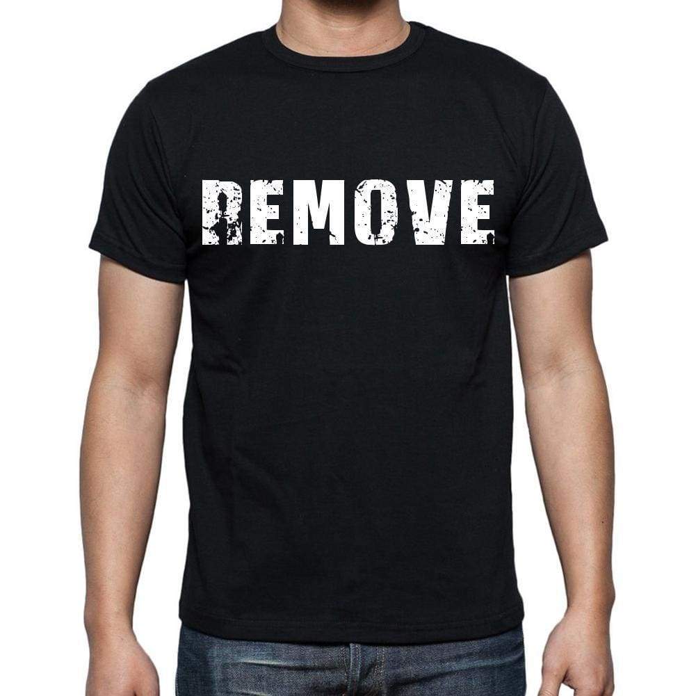 Remove White Letters Mens Short Sleeve Round Neck T-Shirt 00007