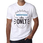 Respectable Vibes Only White Mens Short Sleeve Round Neck T-Shirt Gift T-Shirt 00296 - White / S - Casual