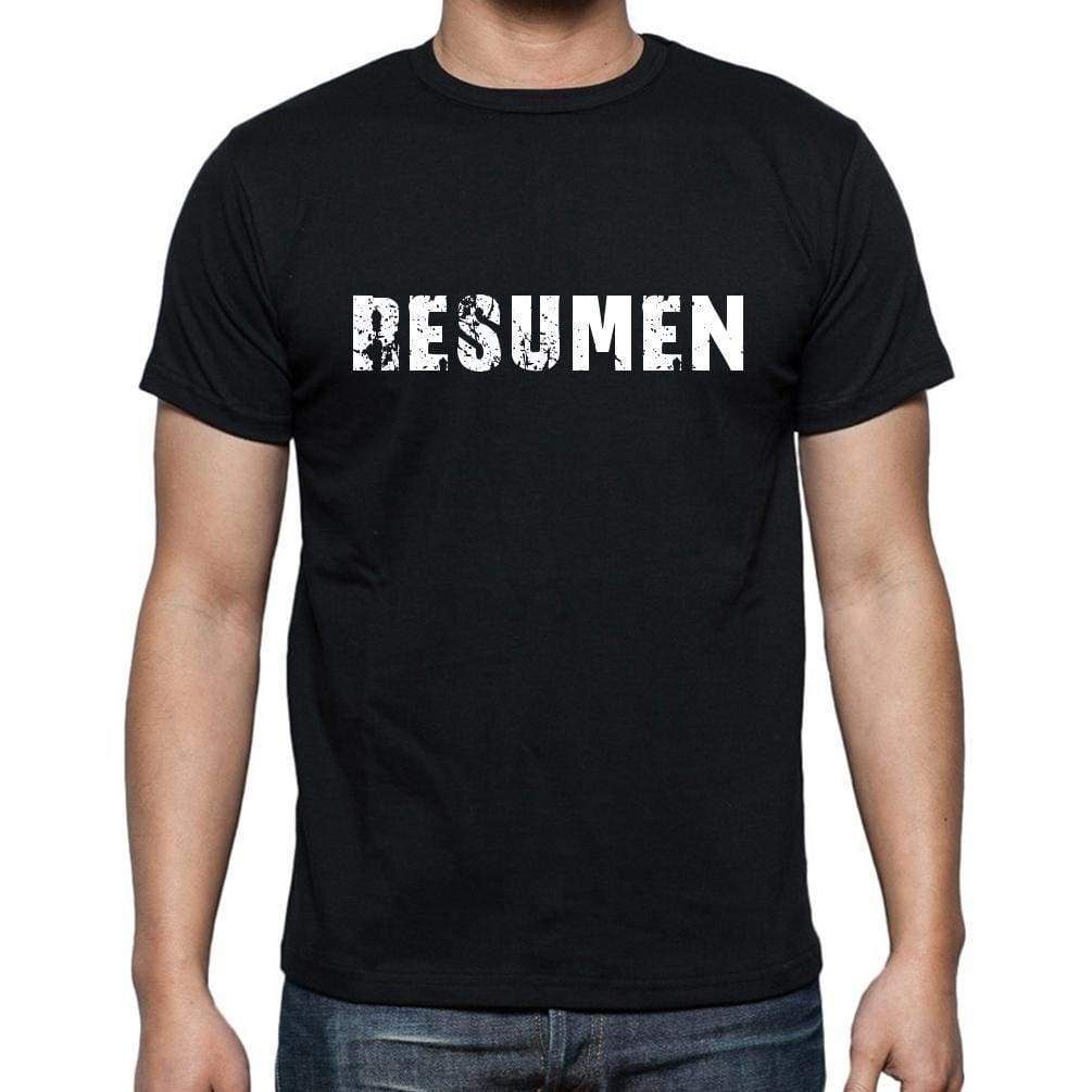 Resumen Mens Short Sleeve Round Neck T-Shirt - Casual