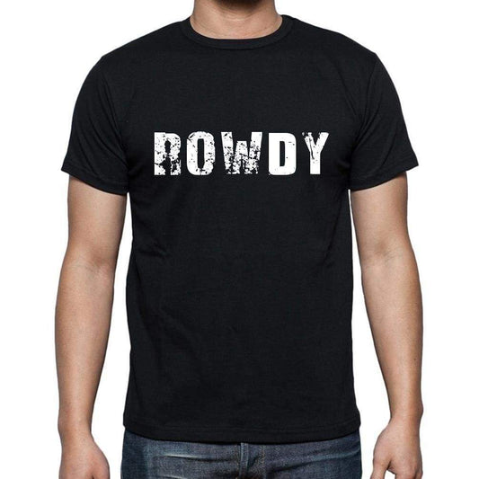 Rowdy Mens Short Sleeve Round Neck T-Shirt - Casual