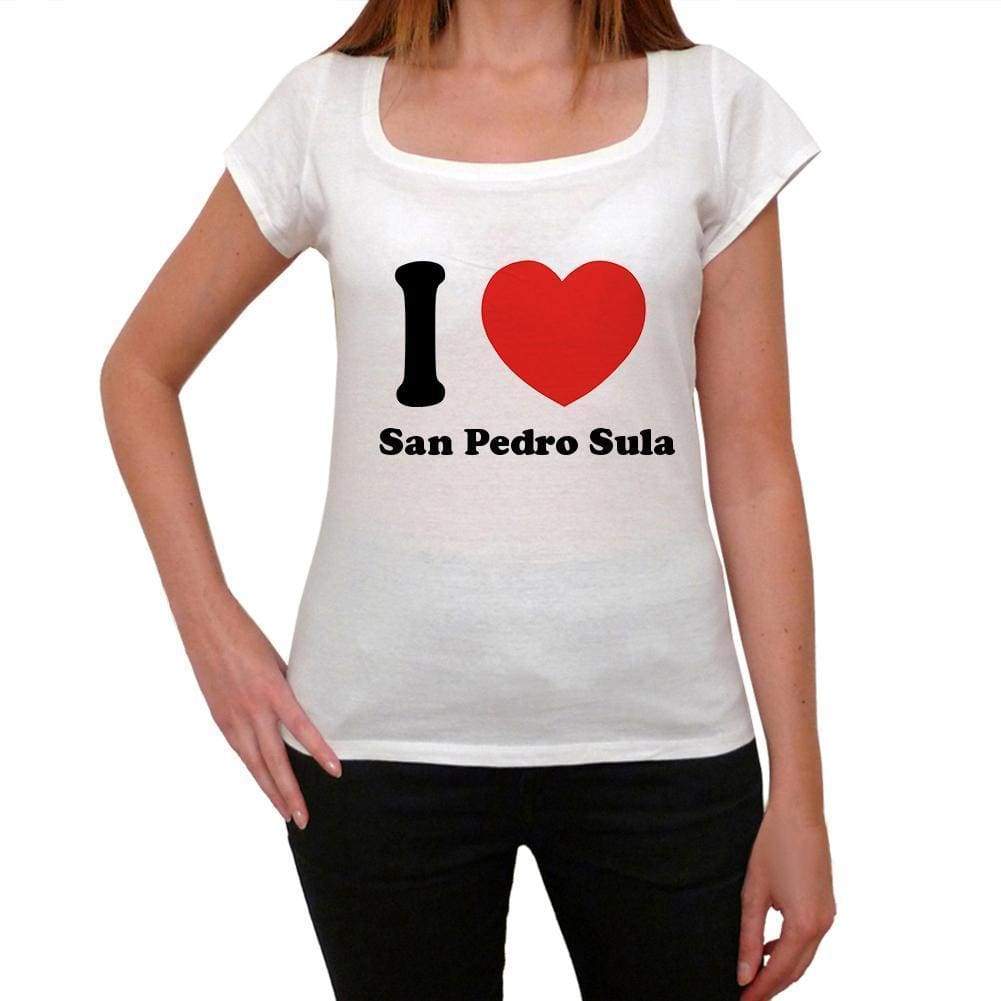 San Pedro Sula T Shirt Woman Traveling In Visit San Pedro Sula Womens Short Sleeve Round Neck T-Shirt 00031 - T-Shirt