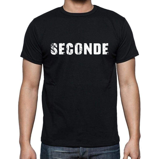 Seconde French Dictionary Mens Short Sleeve Round Neck T-Shirt 00009 - Casual