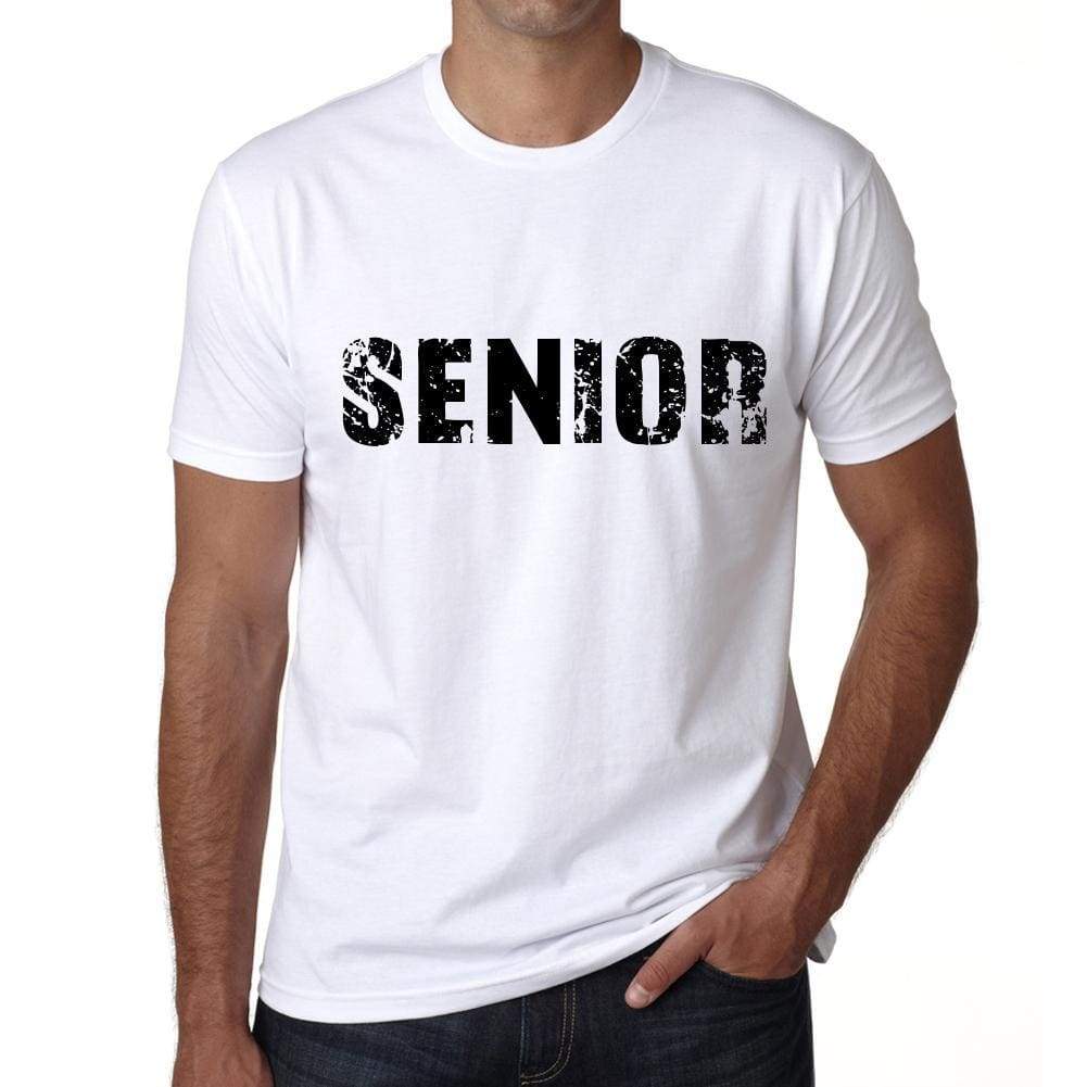 Senior Mens T Shirt White Birthday Gift 00552 - White / Xs - Casual