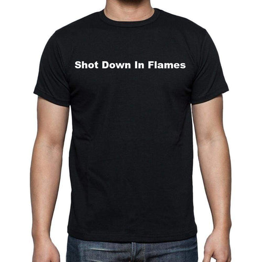Shot Down In Flames Mens Short Sleeve Round Neck T-Shirt - Casual