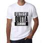 Straight Outta Lahore Mens Short Sleeve Round Neck T-Shirt 00027 - White / S - Casual