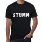 Stumm Mens T Shirt Black Birthday Gift 00548 - Black / Xs - Casual