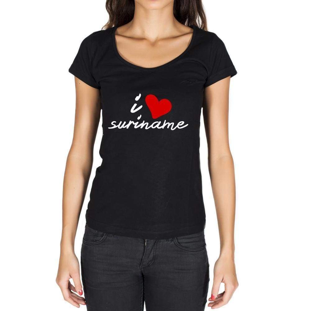 Suriname Womens Short Sleeve Round Neck T-Shirt - Casual