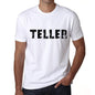 Teller Mens T Shirt White Birthday Gift 00552 - White / Xs - Casual