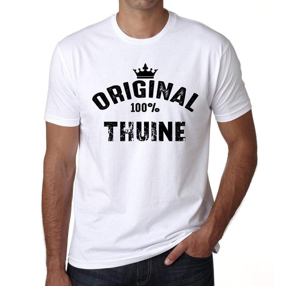 Thuine Mens Short Sleeve Round Neck T-Shirt - Casual