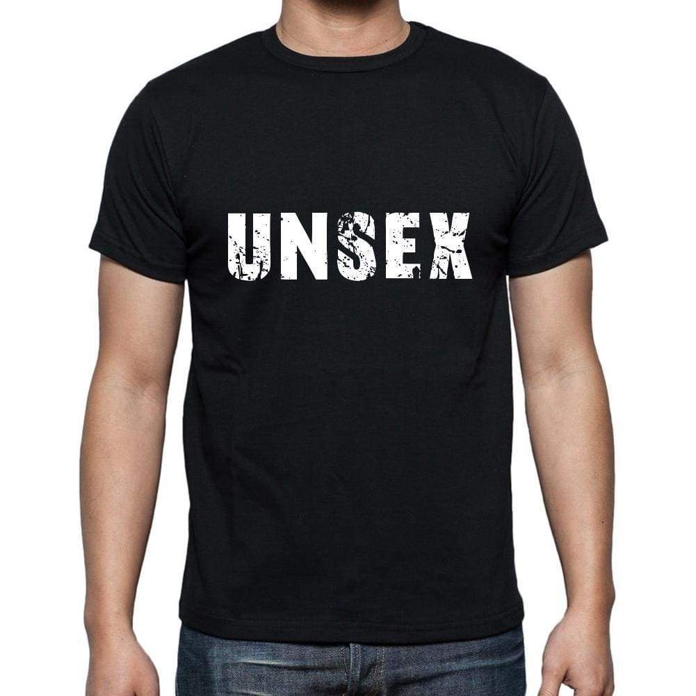 Unsex Mens Short Sleeve Round Neck T-Shirt 5 Letters Black Word 00006 - Casual