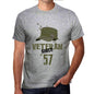 Veteran Since 57 Mens T-Shirt Grey Birthday Gift 00435 - Grey / S - Casual