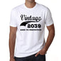 Vintage Aged To Perfection 2039 White Mens Short Sleeve Round Neck T-Shirt Gift T-Shirt 00342 - White / S - Casual