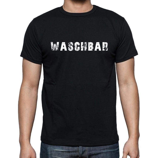 Waschbar Mens Short Sleeve Round Neck T-Shirt - Casual