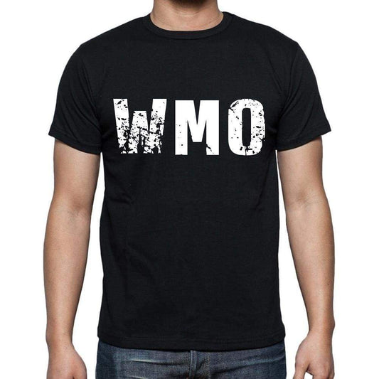 Wmo Men T Shirts Short Sleeve T Shirts Men Tee Shirts For Men Cotton Black 3 Letters - Casual