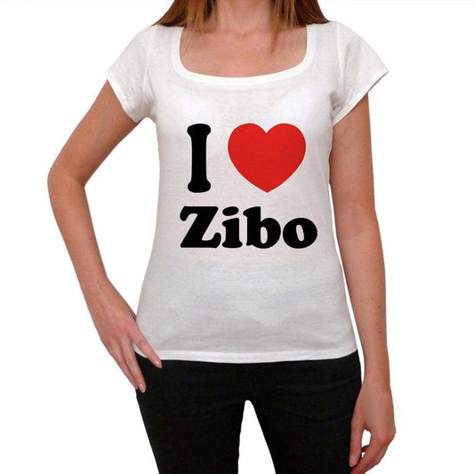 Zibo T Shirt Woman Traveling In Visit Zibo Womens Short Sleeve Round Neck T-Shirt 00031 - T-Shirt